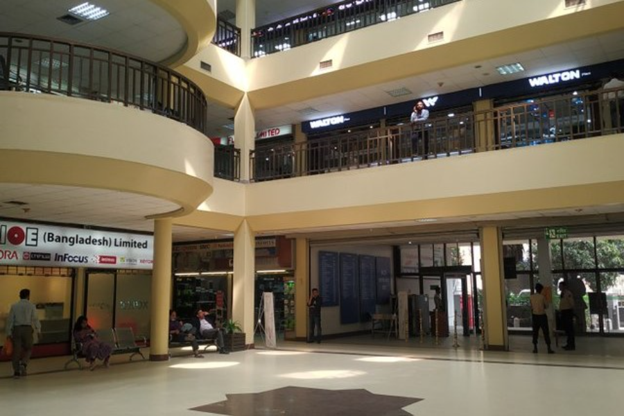 BCS Computer City, IDB Bhaban, Building inside view